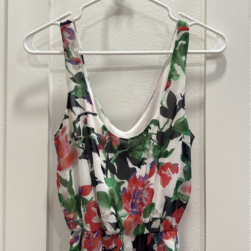 Maxi Dress, High-Low, Floral, Women’s M